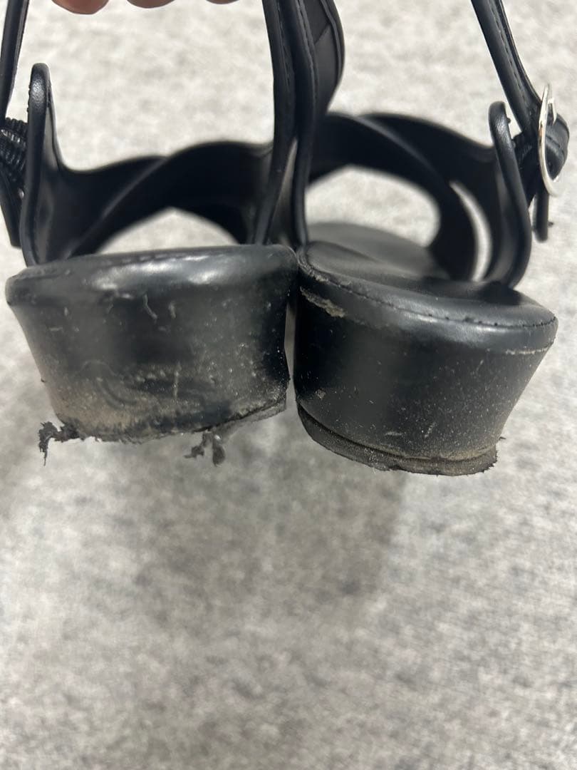 と*も様 ナースシューズ　ナースサンダル　ブラック