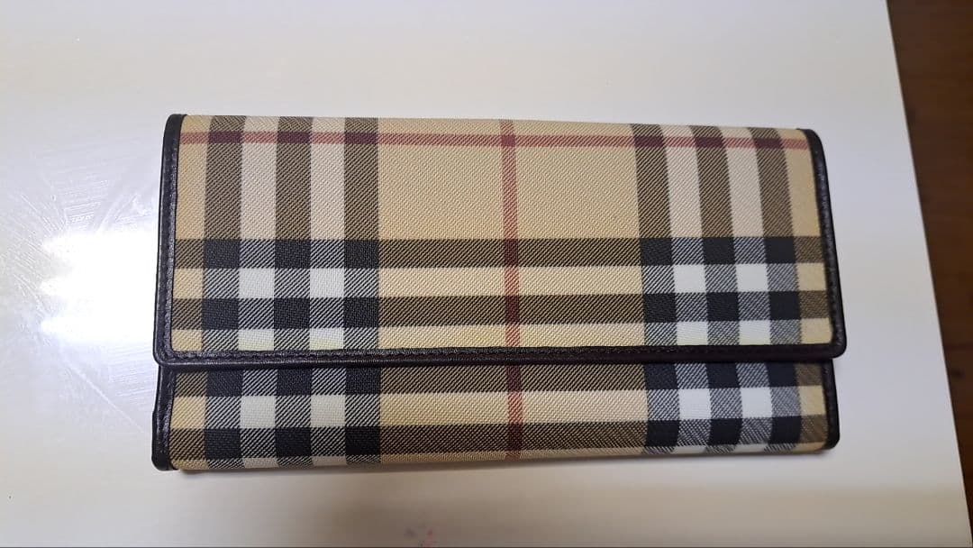 BURBERRY LONDON 長財布 チェック柄