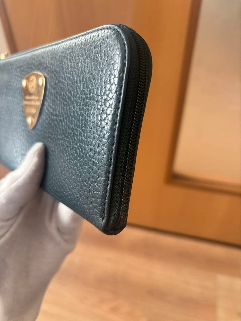 【希少】アタオ limo リモ ケリー限定色ボタニカルグリーン L字長財布 箱付