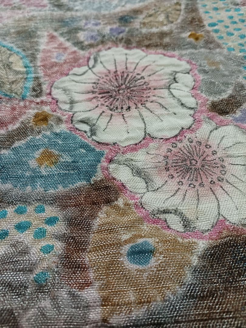 ［六通］袋帯　辻ヶ花　中古品 O-231