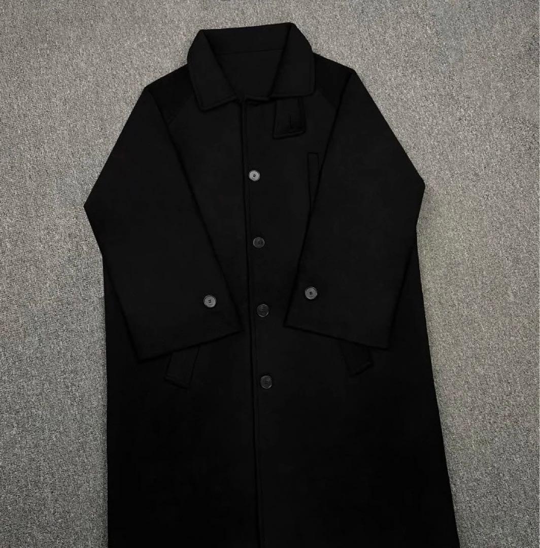 undermycar 韓国ブランド ブラック ダッフルコート