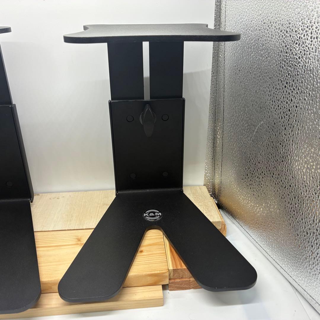 K&M 26772 スピーカースタンド セットPC ペア デスクトップ型