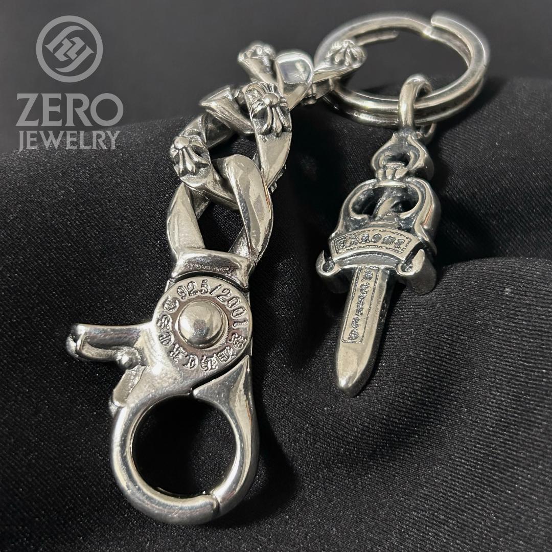 【⭐︎翌日到着⭐︎】ダガー　シルバー　キーリング