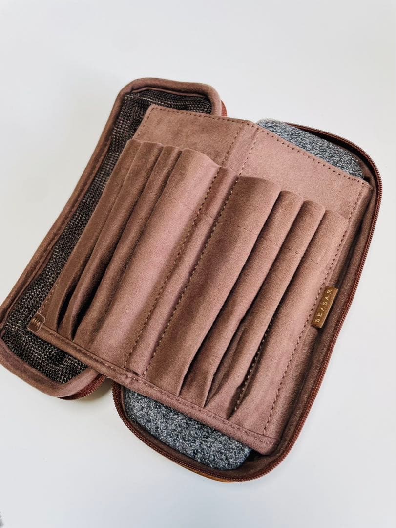 SEASAR・OctFoldペンケースブラウン(ナイロン)