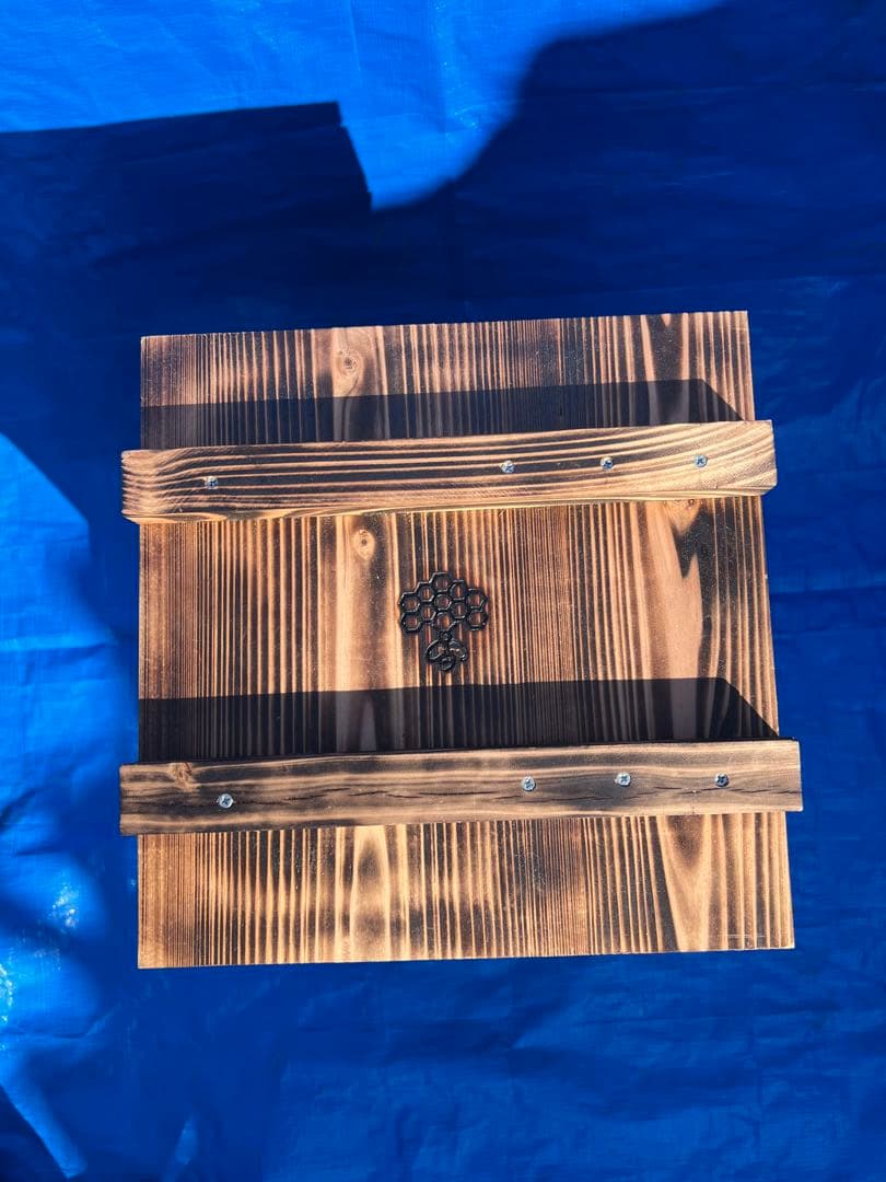 ニホンミツバチ　営巣用巣箱3段　板厚3cm　重箱式巣箱