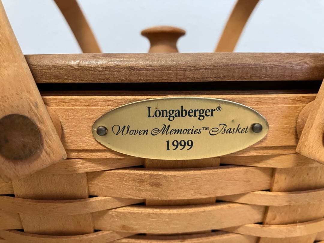 Longaberger ロンガバーガー　ロンガーバーガー　バスケット　木蓋