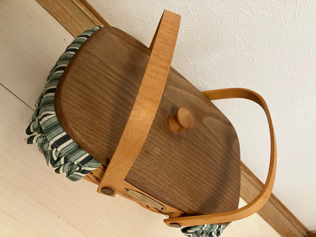 Longaberger ロンガバーガー　ロンガーバーガー　バスケット　木蓋