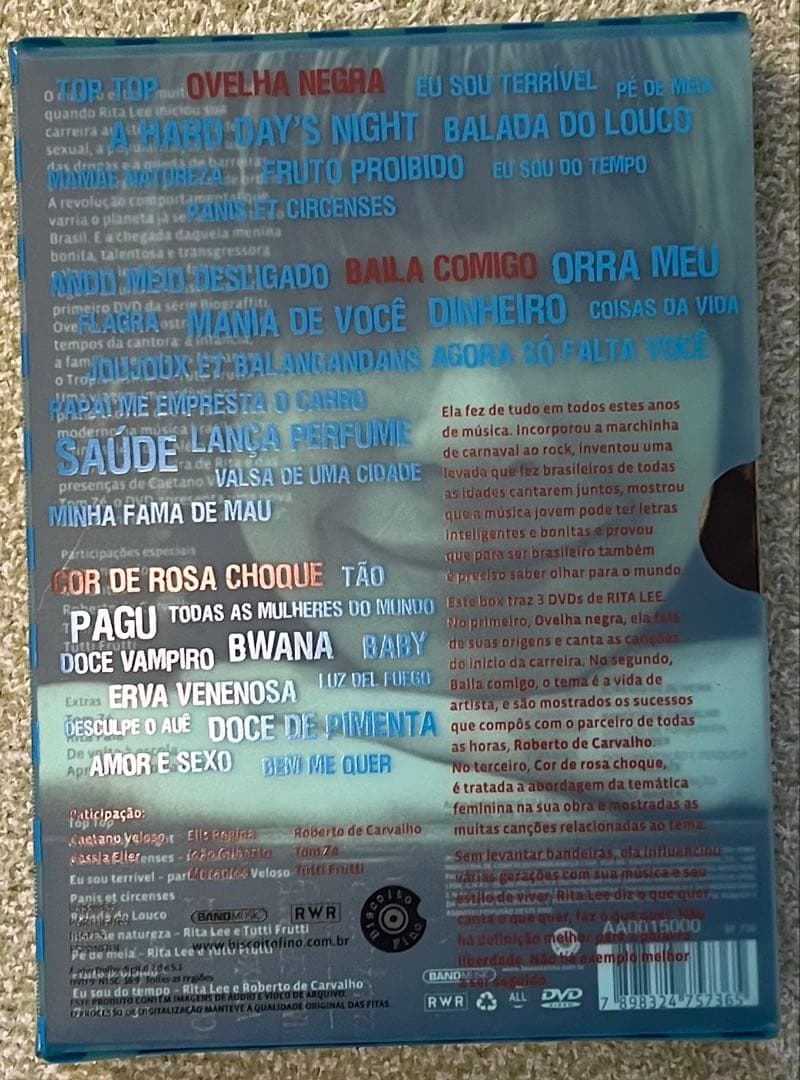 ミュージック Rita Lee biograffiti DVD (Mutantes)