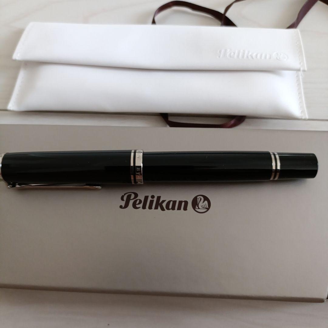 Pelikan 万年筆 M805 スーベレーンブラック F