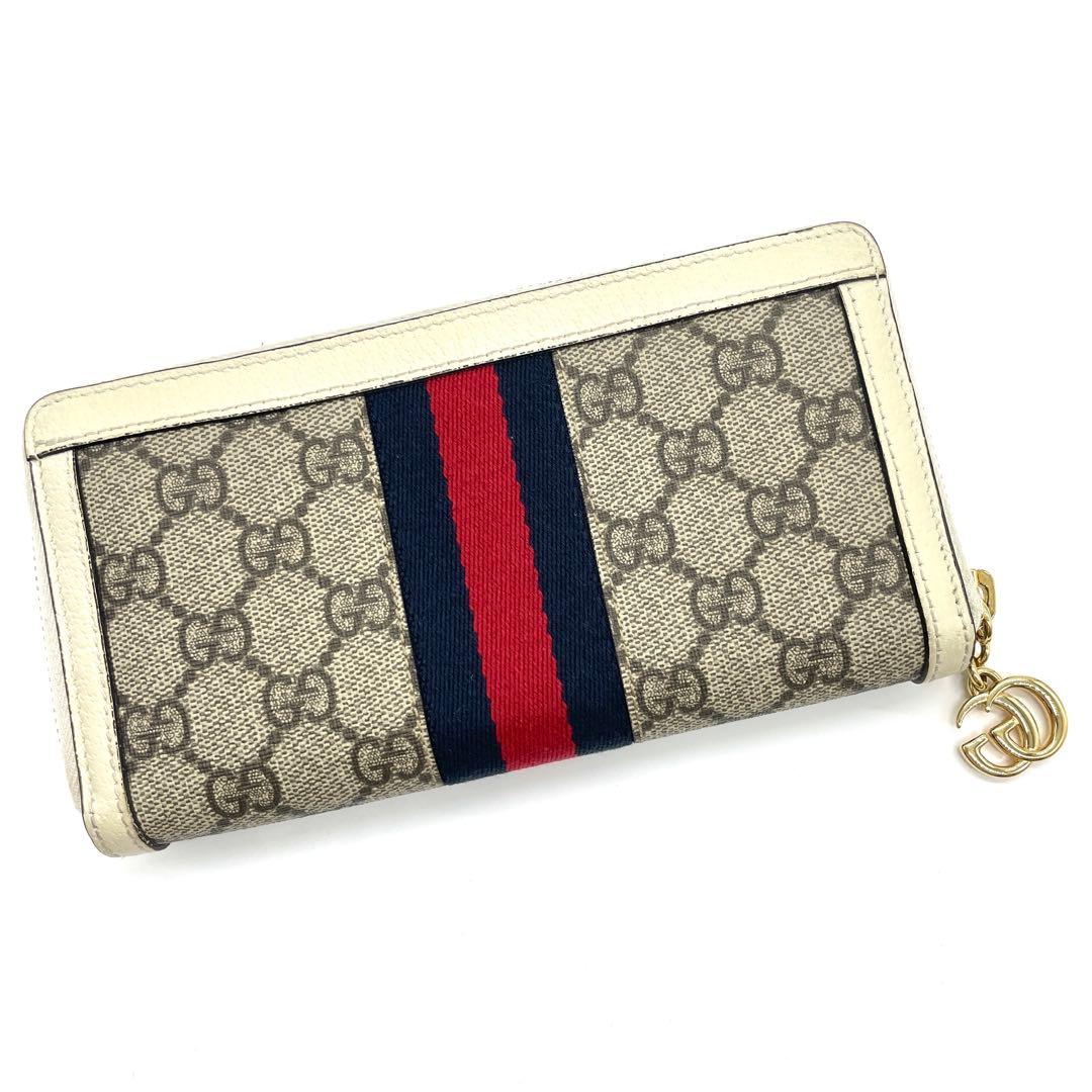 週末セール‼️グッチ オフィディア GG ジップアラウンドウォレット 523154