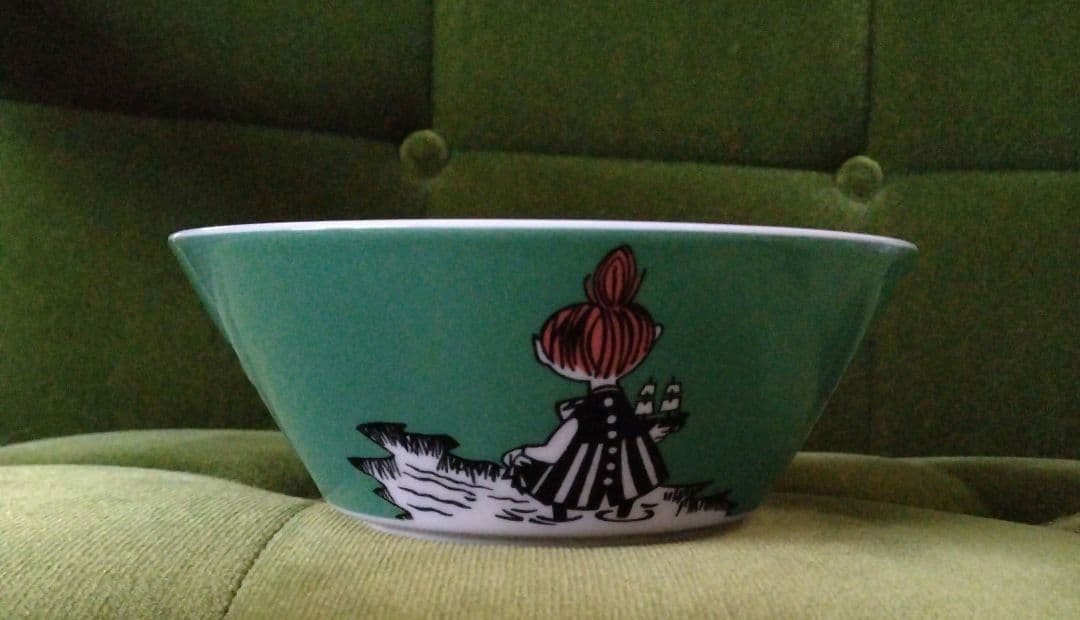 廃盤　美品　未使用品　アラビア　リトルミイ　シリアルボウル　バーコード付き