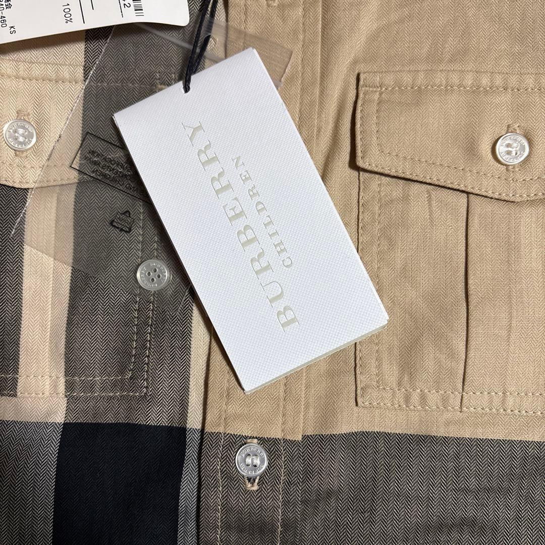 新品　バーバリー　チルドレン　シャツ　8Y 120〜130cm