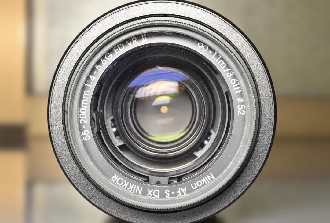 Nikon 55-200mm f/4-5.6G ED VRレンズ