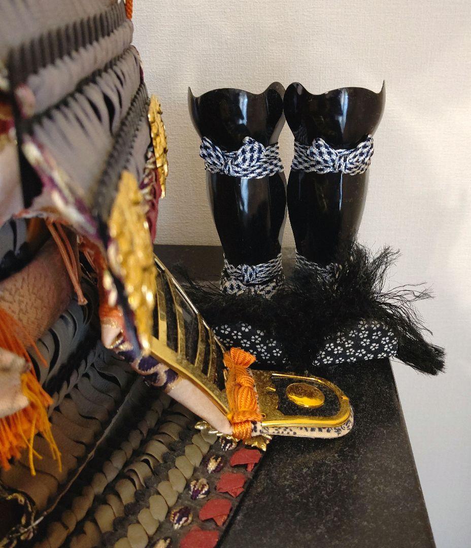 五月人形 黒小札 大鎧 玉鳳作 鎧兜 鎧飾り 端午 節句 ケース付き