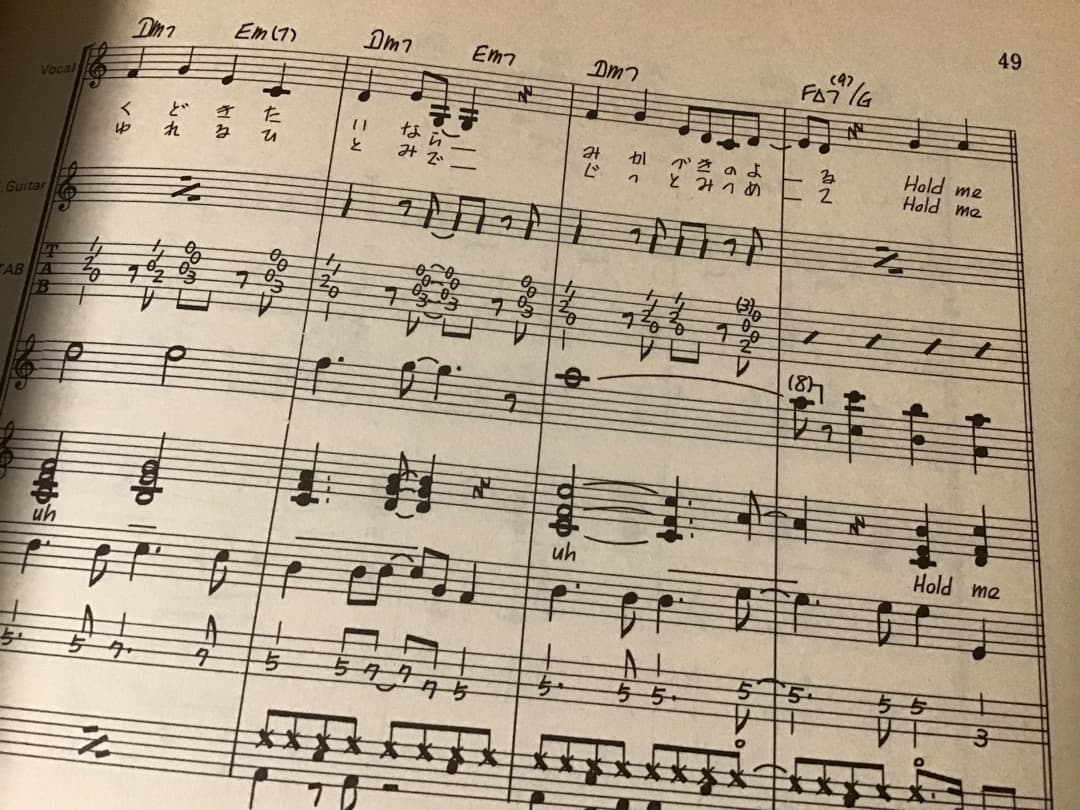 ★楽譜/松田聖子/ベストヒット/タブ譜/完全バンドスコア