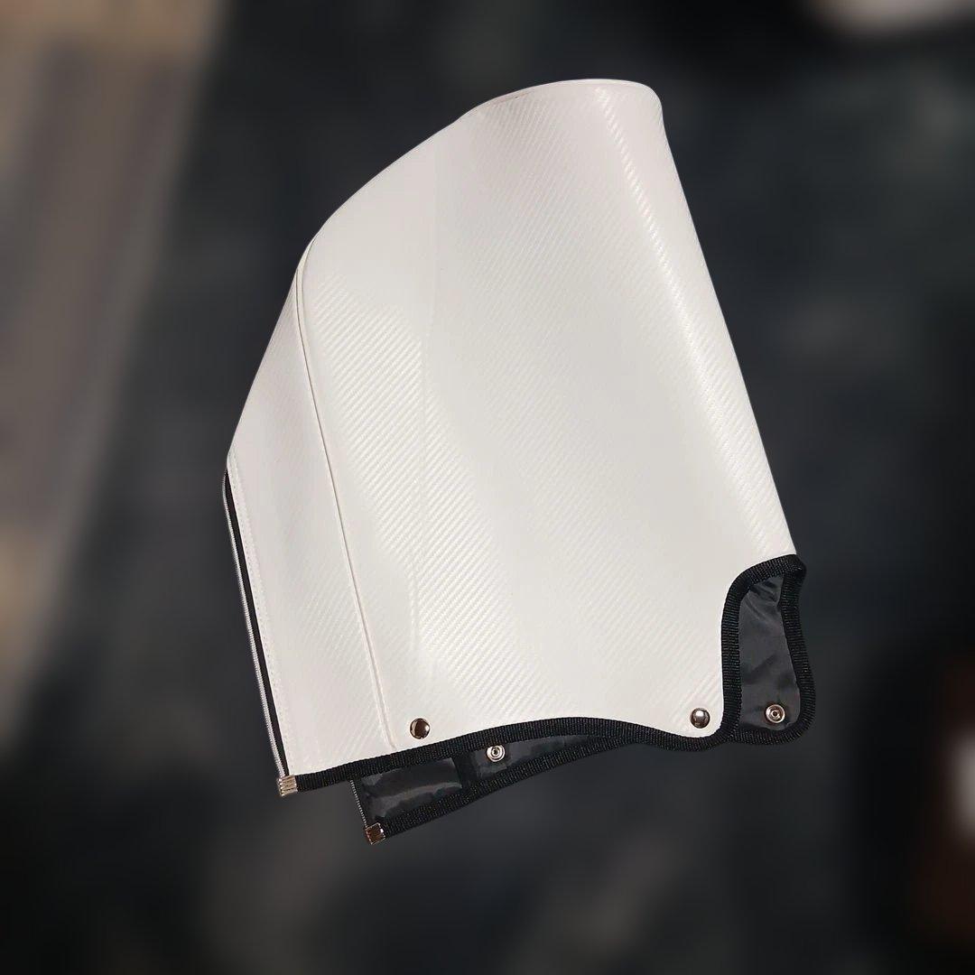 Froger 1979 ホワイトゴルフバッグ(キャリー付)