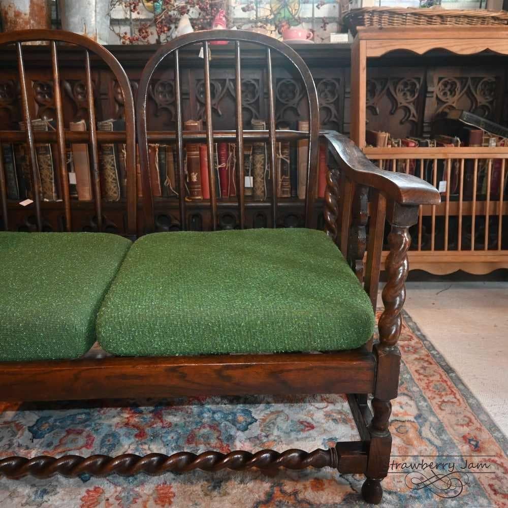 L3710-54 英国アンティーク ソファ ホールベンチ 2人掛け ソファベンチ