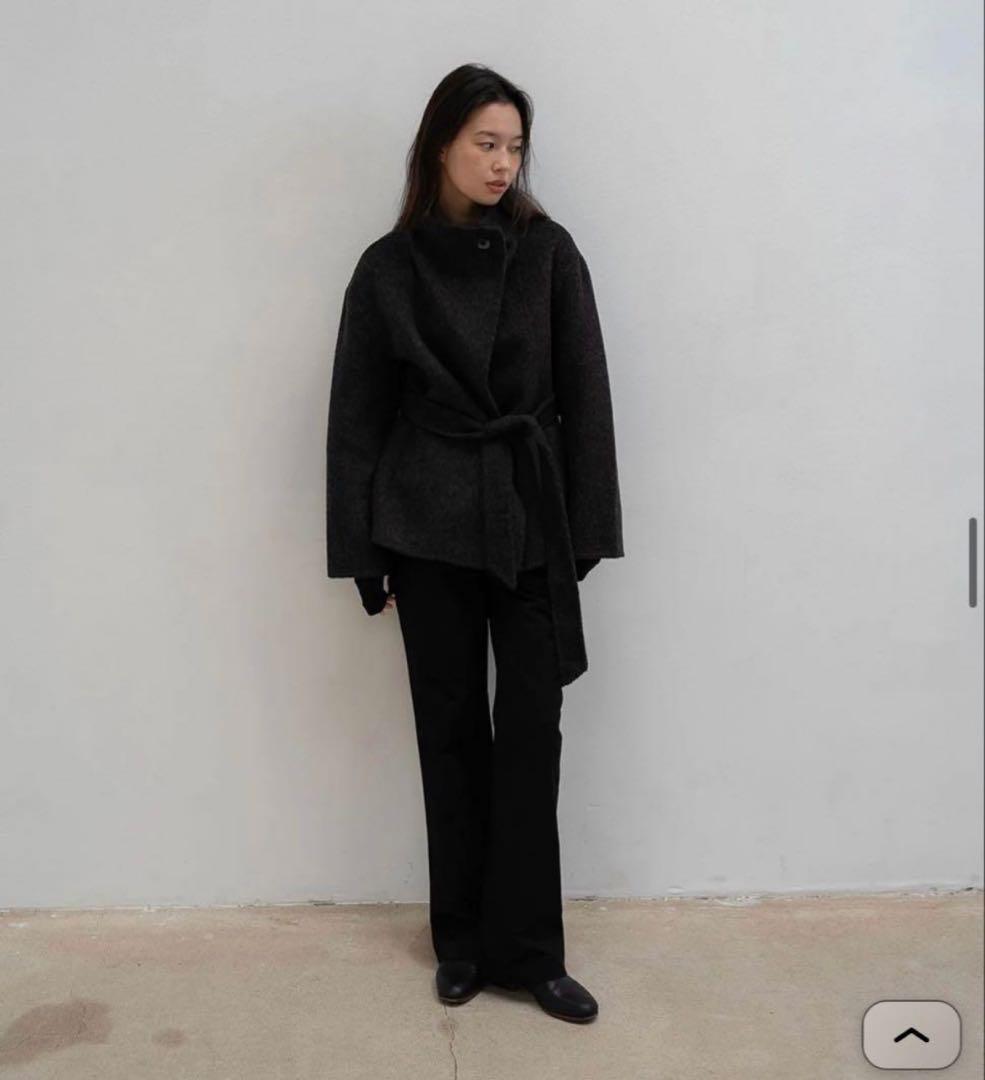 ジャケット・アウター Ohotoro Ecru Half Coat charcoal