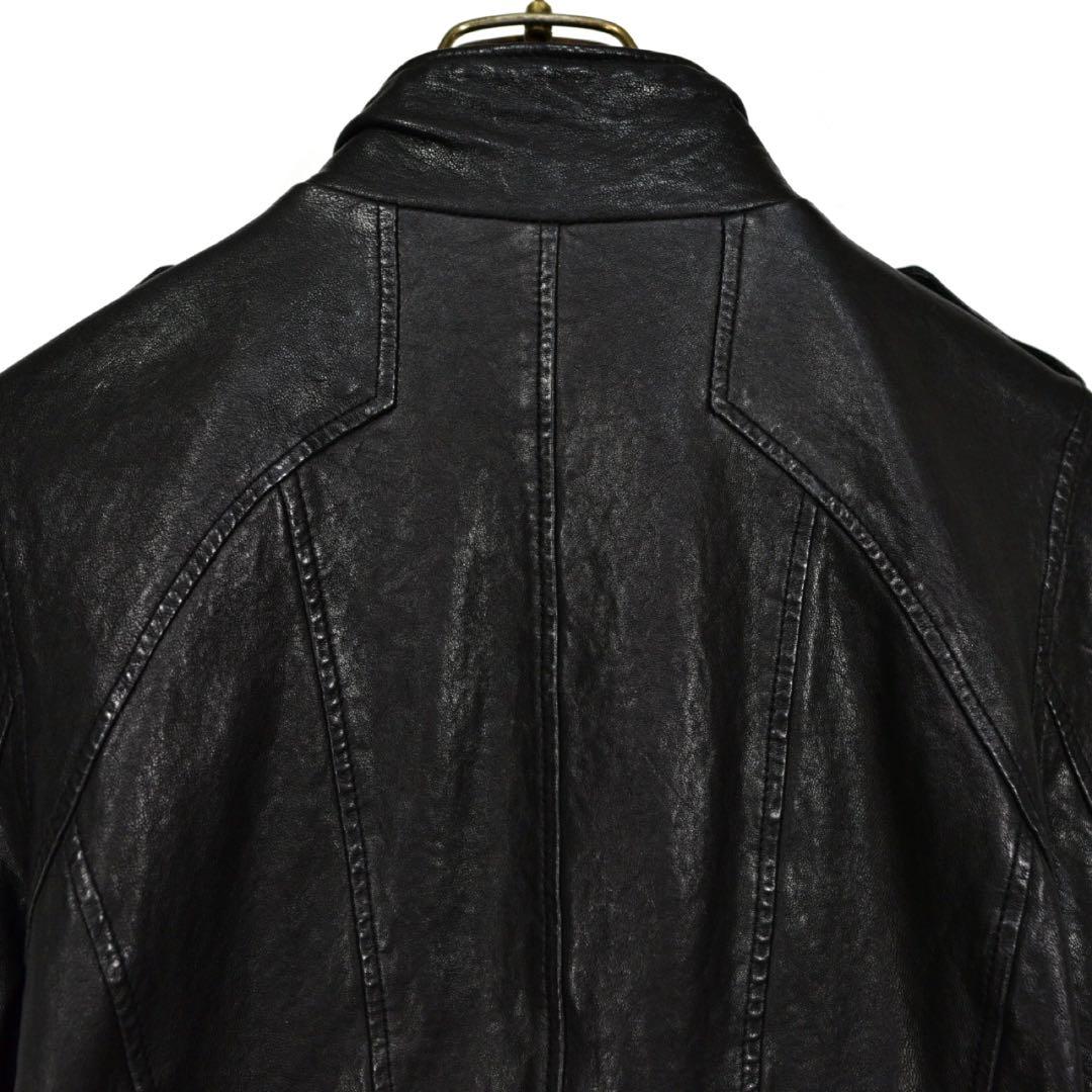 ゴア　NATURAL VINTAGE GOA レザージャケット　ライダース　黒