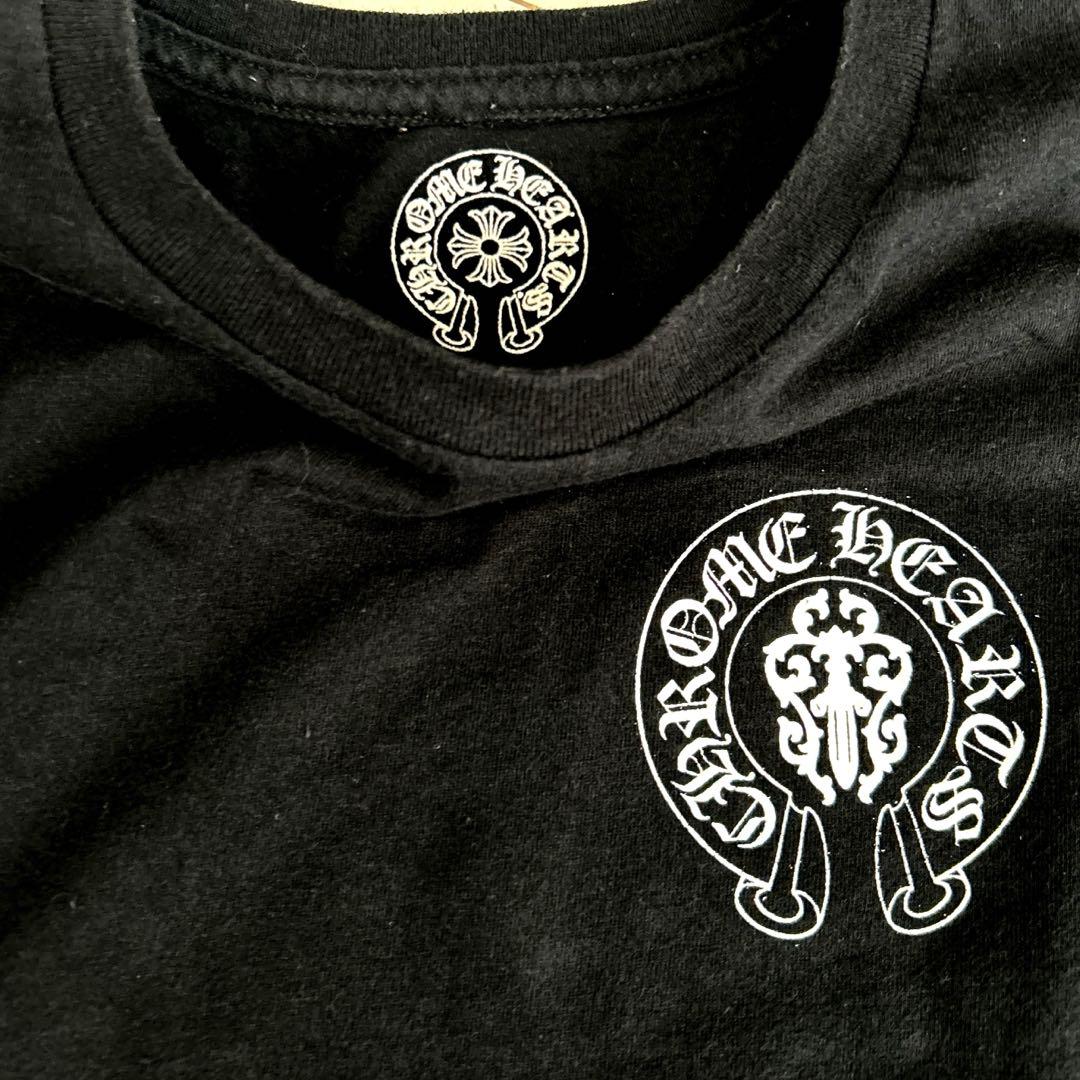 クロムハーツ キッズ Tシャツ 星条旗 バックプリント USA製