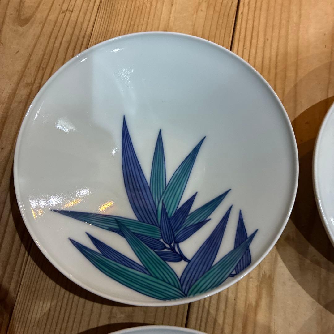 十三代 今泉今右衛門 皿 セット 食器 笹絵飾皿