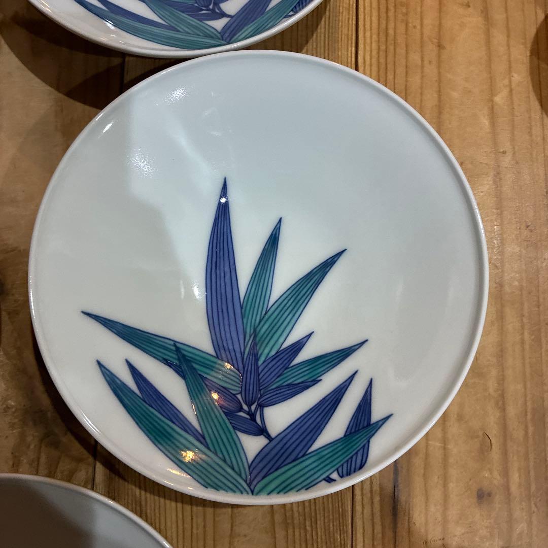 十三代 今泉今右衛門 皿 セット 食器 笹絵飾皿