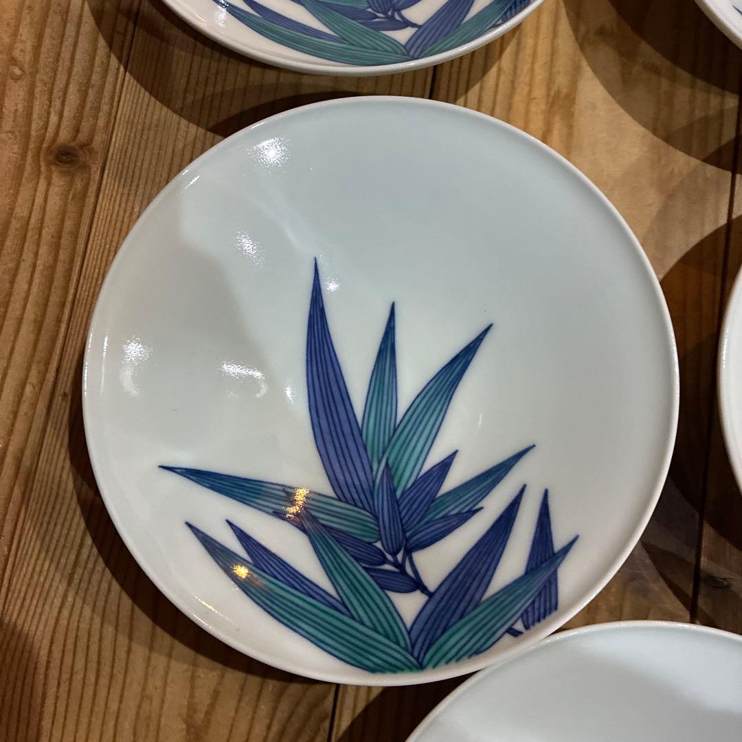 十三代 今泉今右衛門 皿 セット 食器 笹絵飾皿