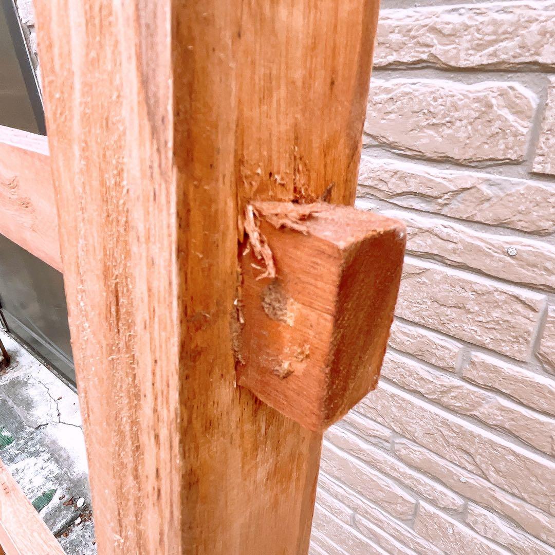 ②木製 梯子 ハシゴ インテリア 輸入家具