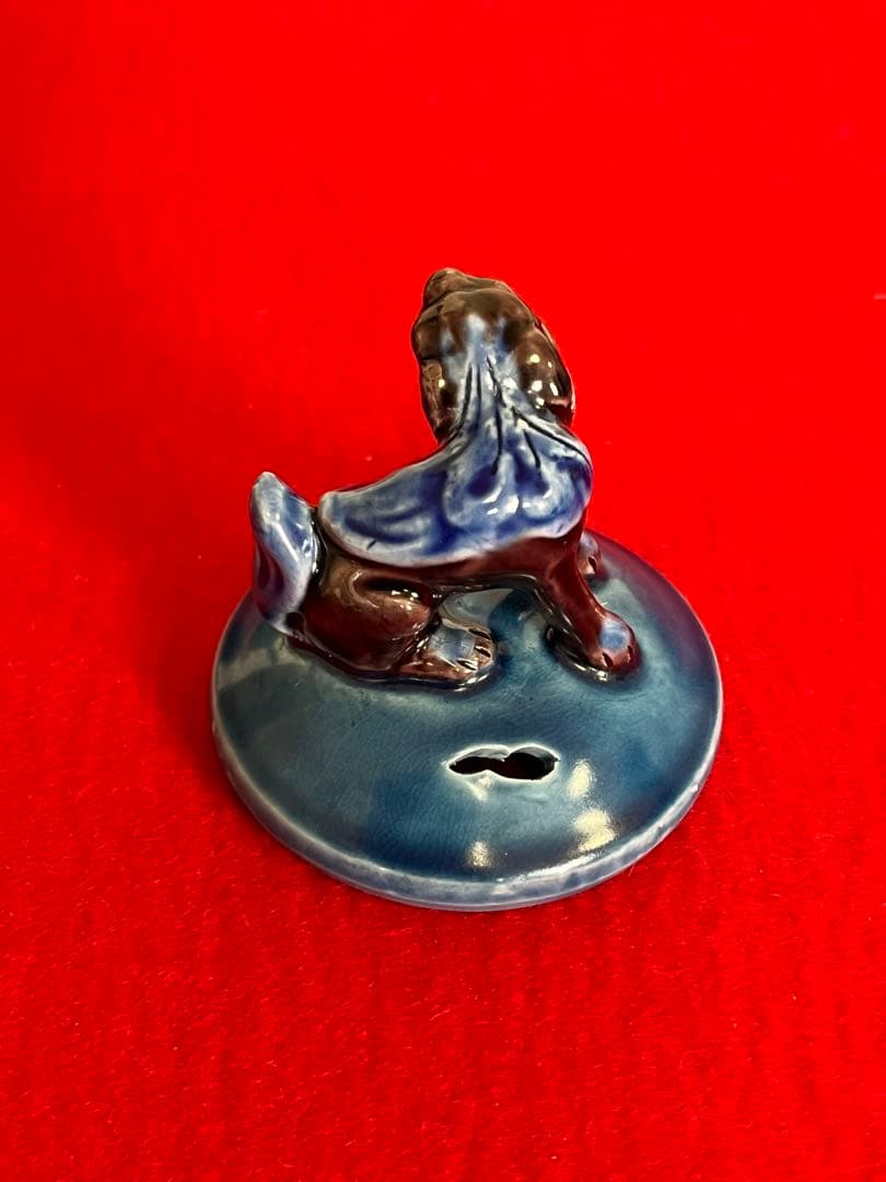 人間国宝 柳雨軒 三代 徳田八十吉(正彦銘)  彩釉 小紋香炉 管理T149