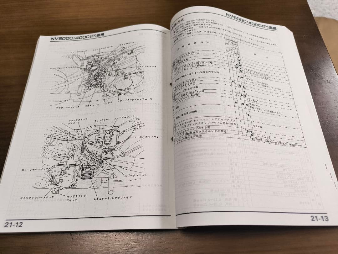 ホンダ　スティード　他　サービスマニュアル