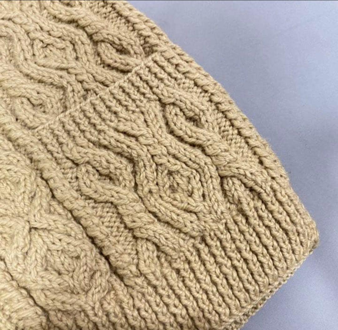 INVERALLAN 3A CARDIGAN アイボリー（ベージュ系）緑タグ