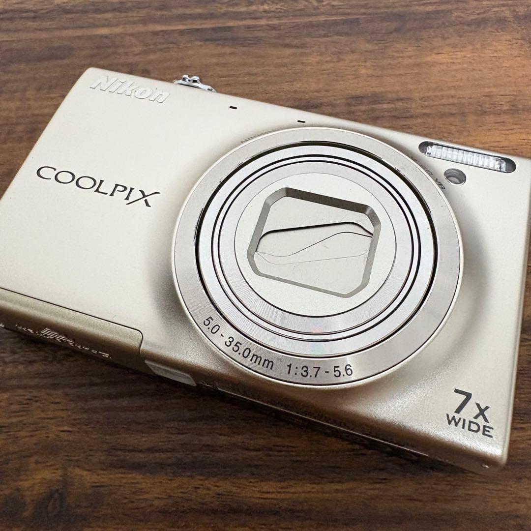 【動作品】Nikon COOLPIX S6100 コンデジ CCD