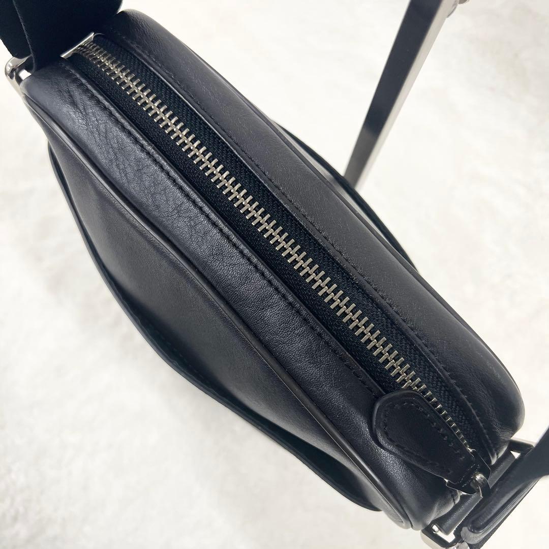 極美品✨コーチ ショルダーバッグ シグネチャー レザー PVC ブラウン