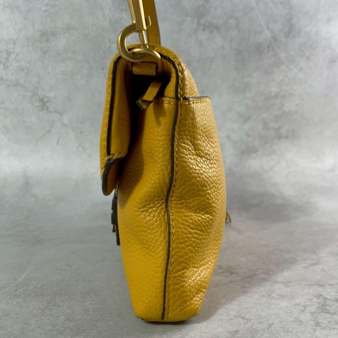 ✨美品✨トリーバーチ　ショルダーバッグ 2way マックグロー　レザー　イエロー
