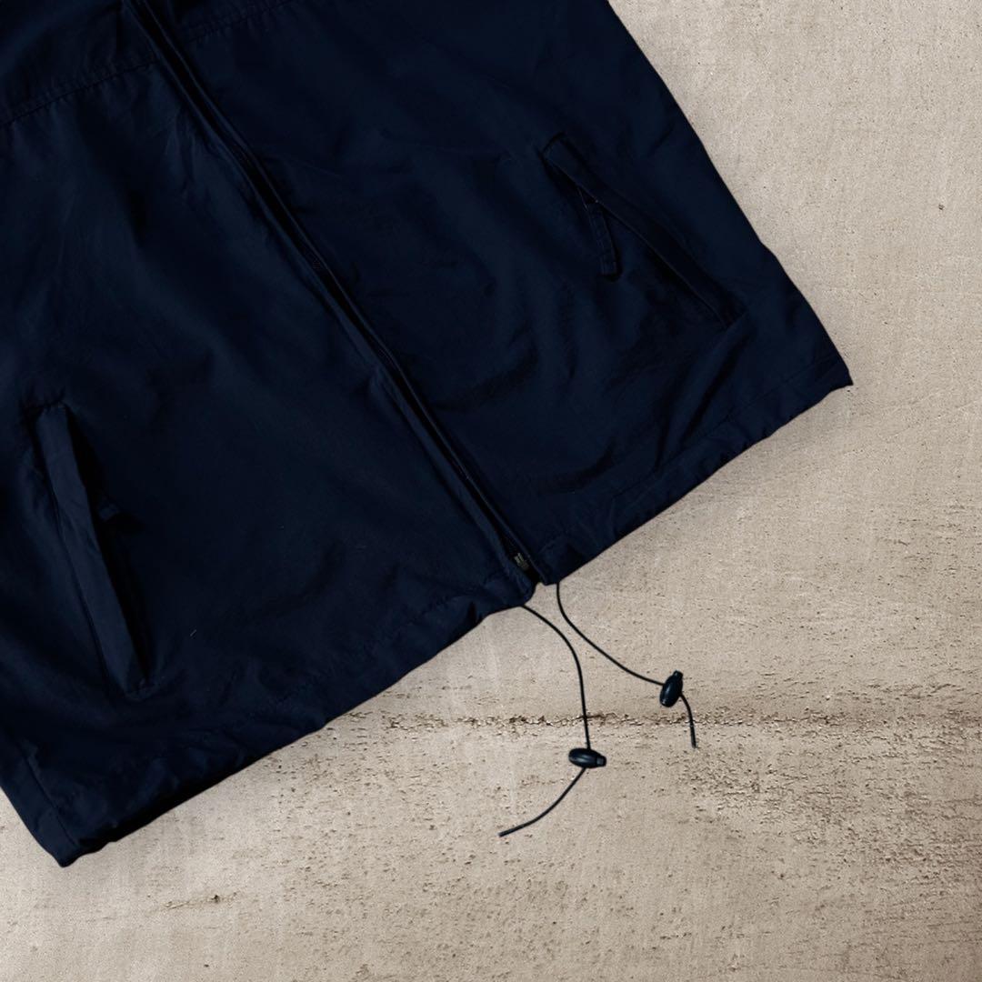 美品90s L.L.Beanエルエルビーンナイロンジャケットドローコード刺繍ロゴ