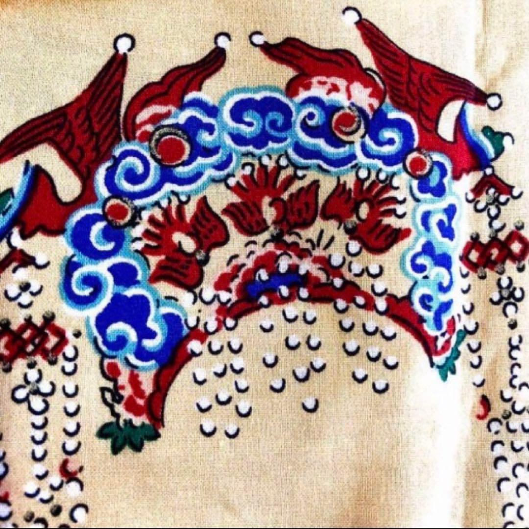 チャイナシーズ❤️ドラゴンローブ柄のインテリアテキスタイル❤️ 超レア柄　⭐️☆匿名☆