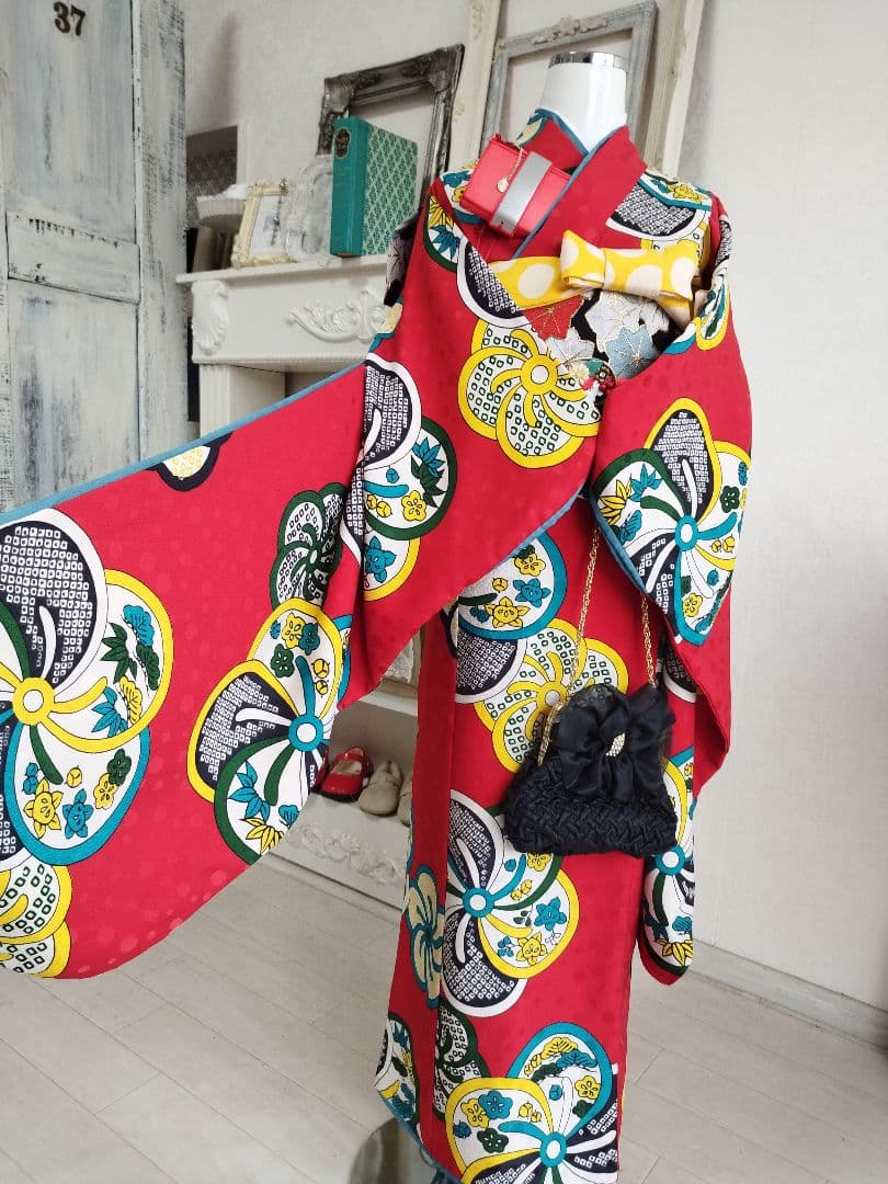 専用です☆☆ブランド☆モダンアンテナ着物フルセット☆七五三ハーフ成人式