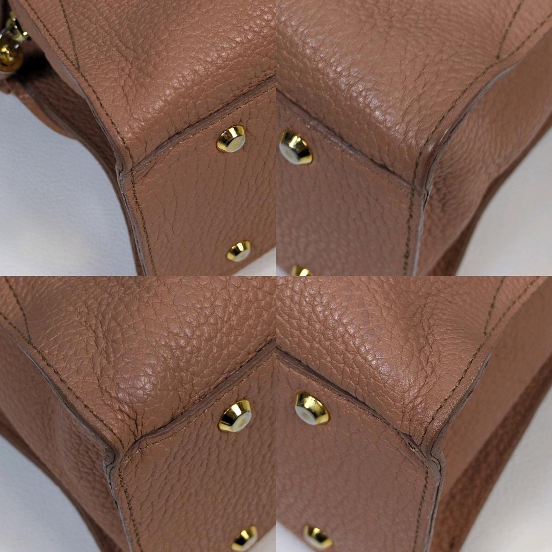 IANNE イアンヌ オリビア ショルダーバッグ ハンドバッグ 2way シボ