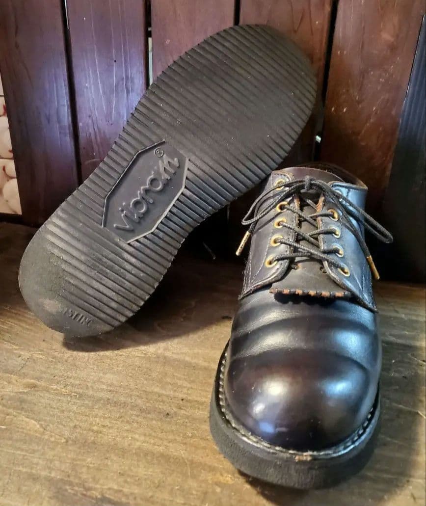 HATHORN OXFORD ハソーン 8 1/2E クロムエクセル 茶芯