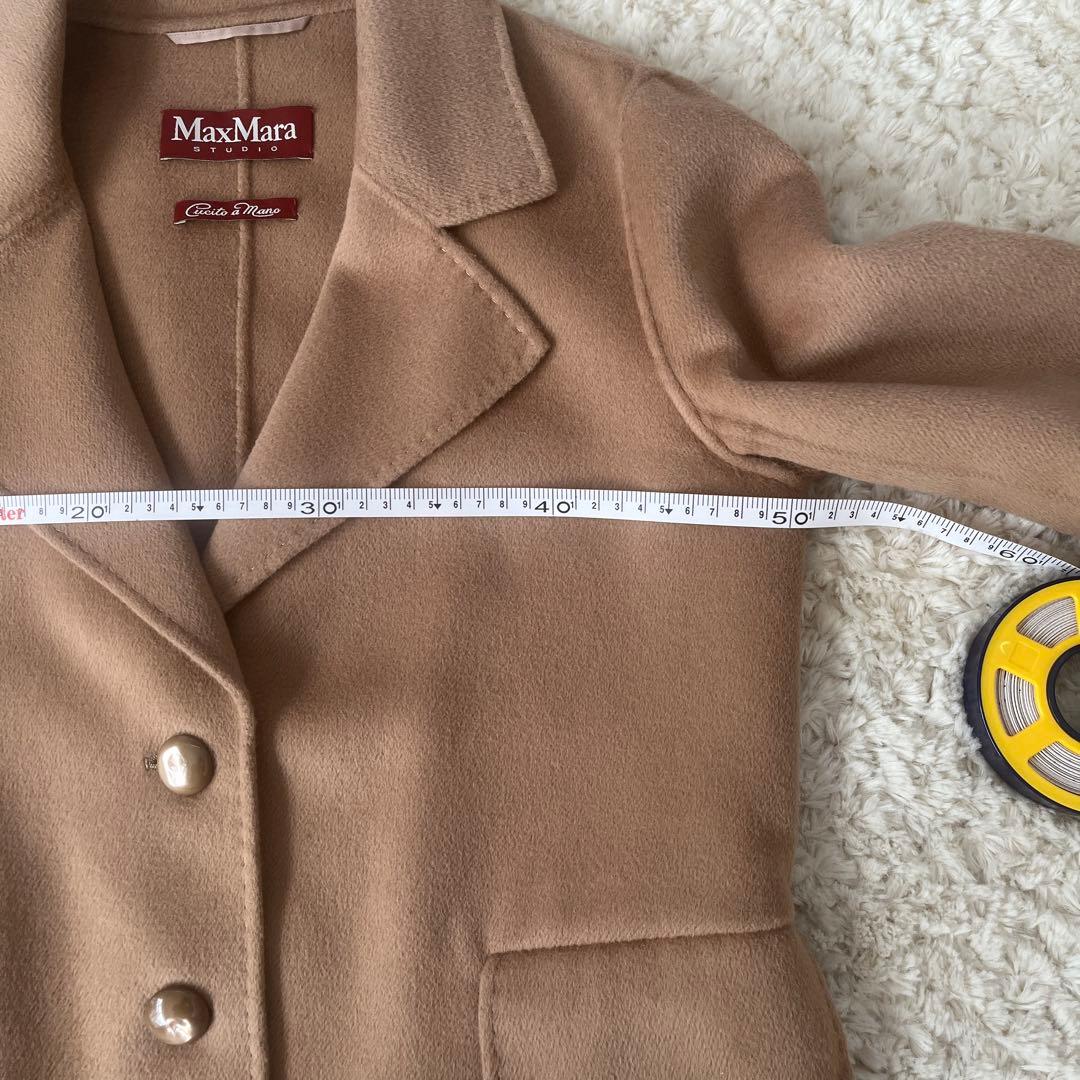 極美品！MaxMara ベージュ テーラードジャケット 38 1~２度着用