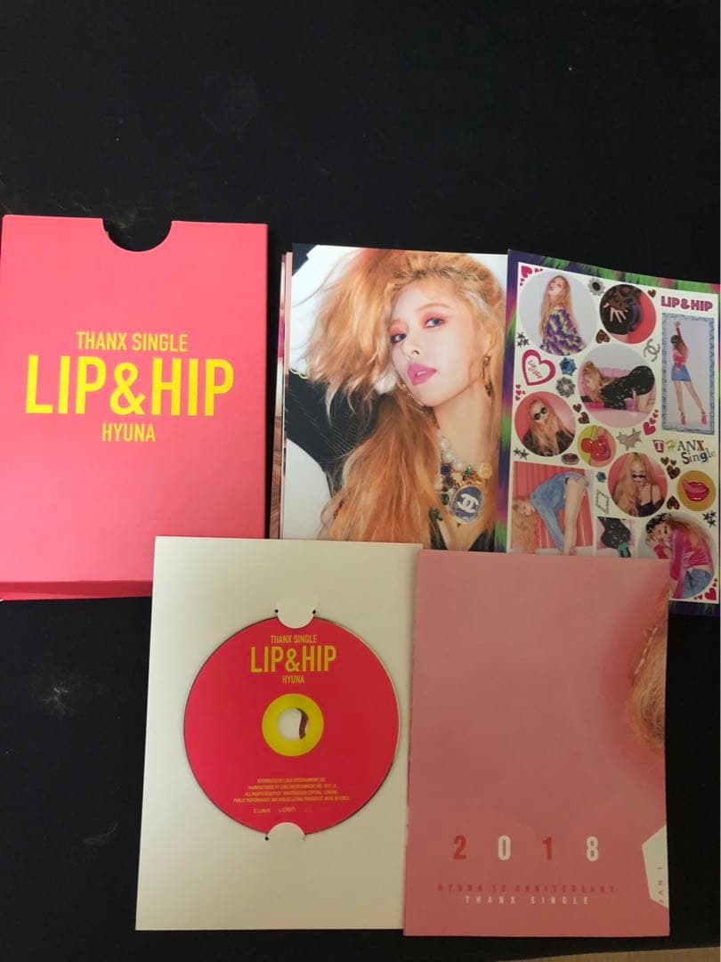 HUNA LIP & HIP シングル 2018年