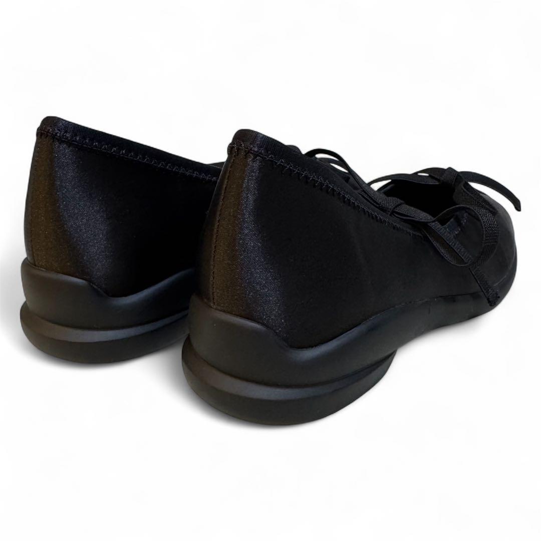 美品✨ LE TALON ルタロン Lダブルリボン バレリーナ フラットシューズ