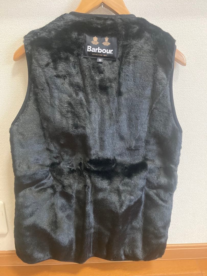 【新品未使用】Barbour バブアー　38 ファー ライナー ベスト