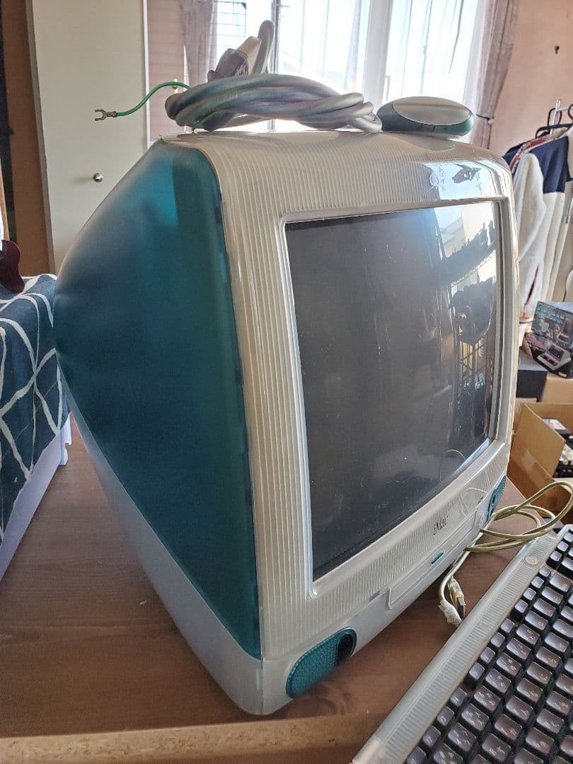 オマケ付き Apple iMac ボンダイブルー初期型