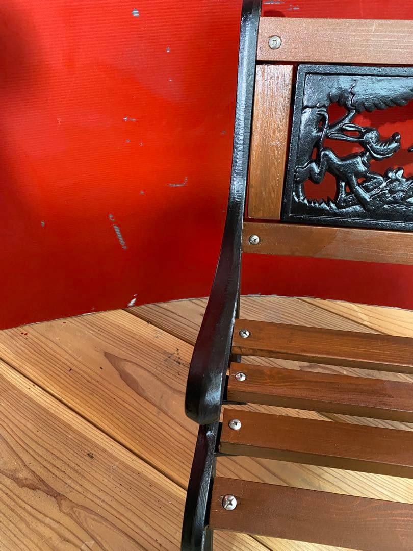 ✨廃盤✨希少✨ディズニー×タカショー　キッズファニチャー　アイアンガーデンチェア