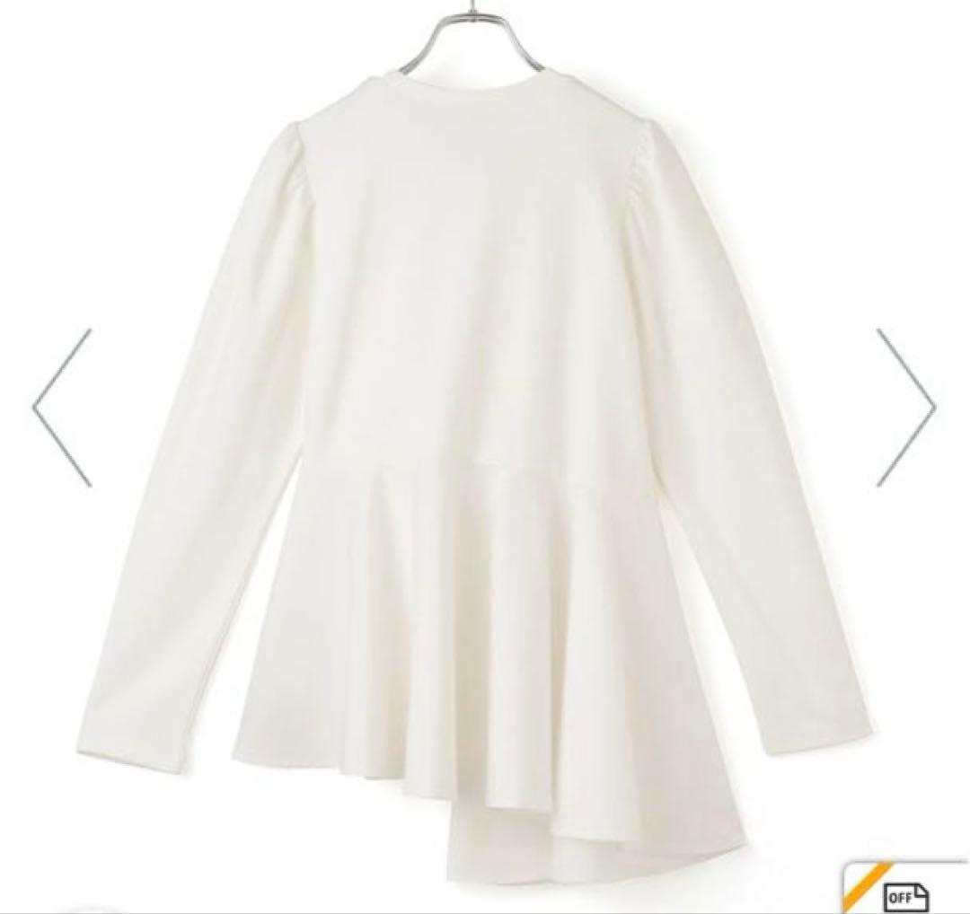 フリルペプラムロングスリーブカットソー/アダムエロペ