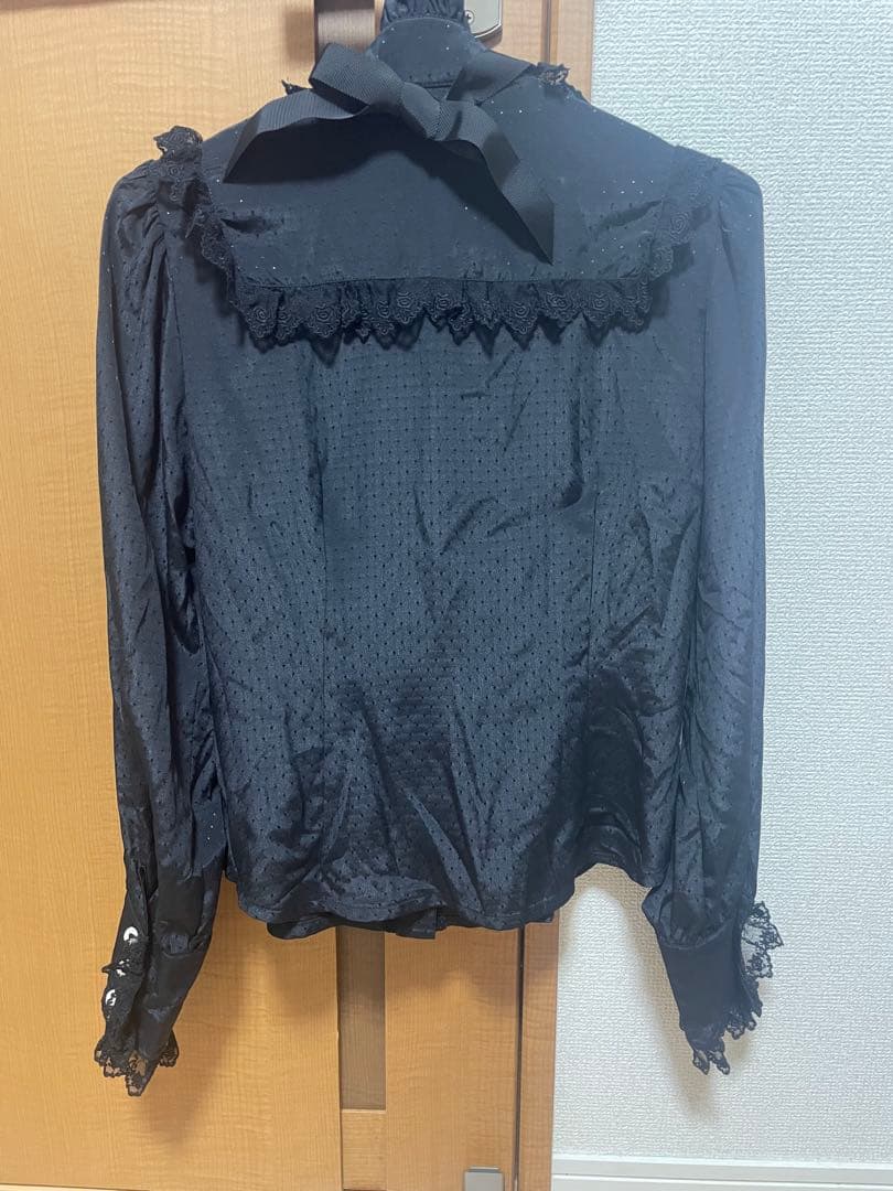 ベイビーザスターズシャインブライト 長袖ブラウス 黒