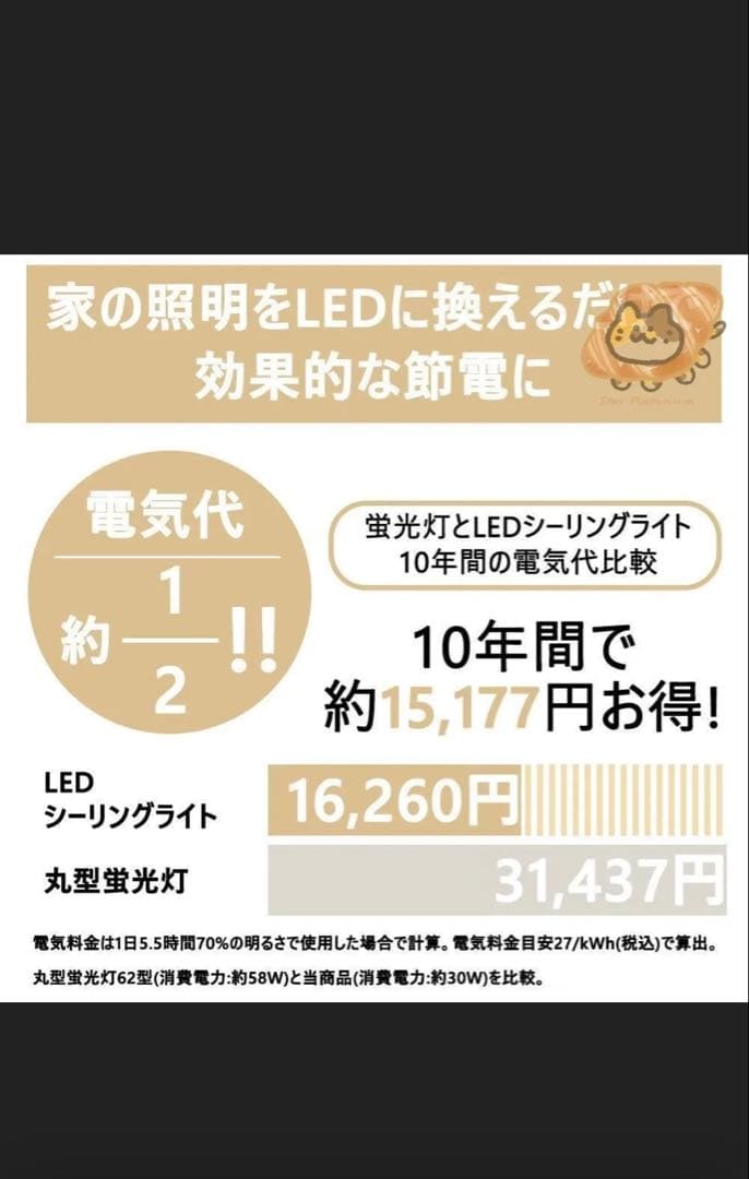 LEDシーリングファン 調光・調色機能付き