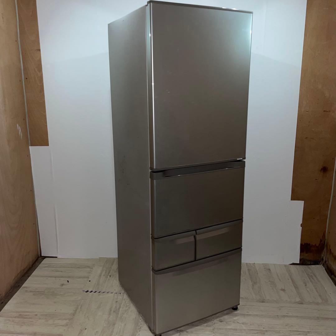 298 配送設置無料 TOSHIBA 5ドア冷蔵庫 427L 新生活