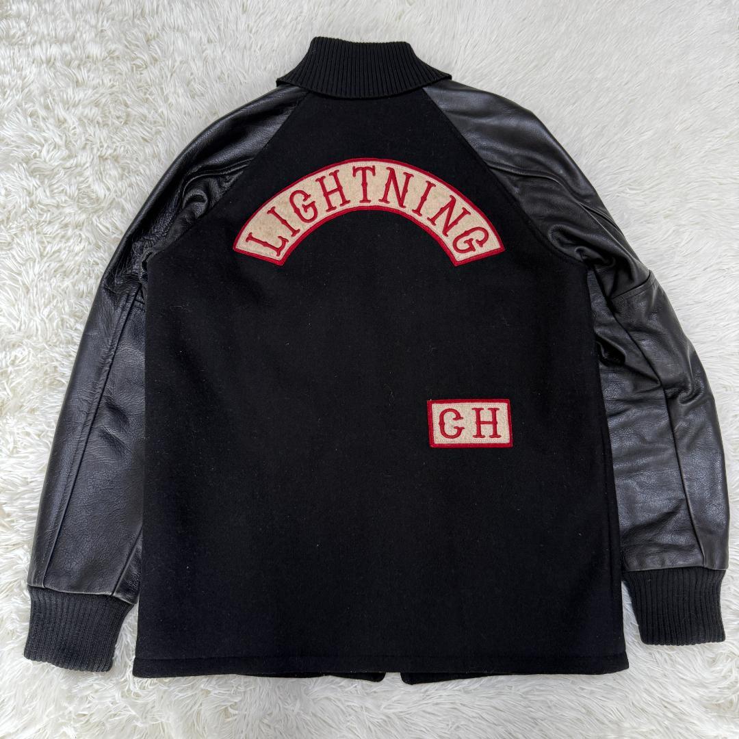 MK様✨SCHOTT ショット スタジャン レザー 切替 ファラオジャケット